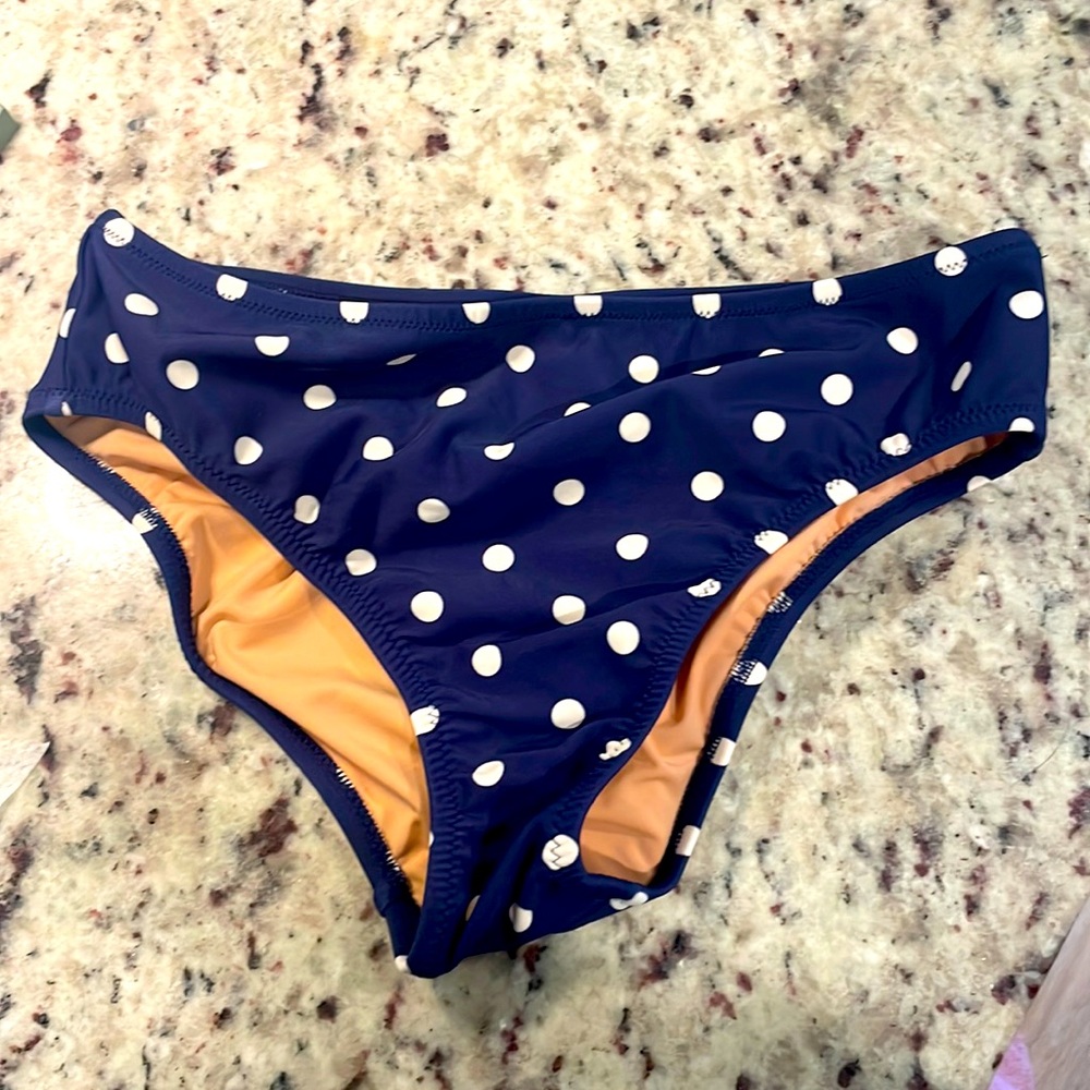 NWT Crewcuts polka dot bikini bottoms girls 12